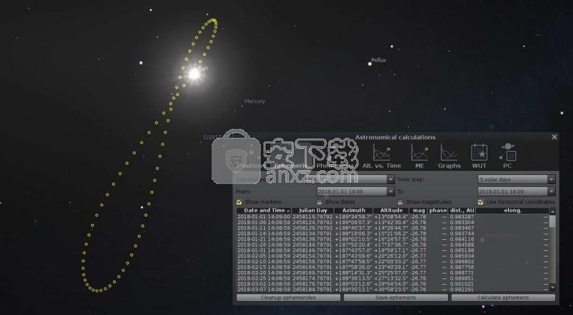 模拟星空软件下载（星空模拟软件stellarium）