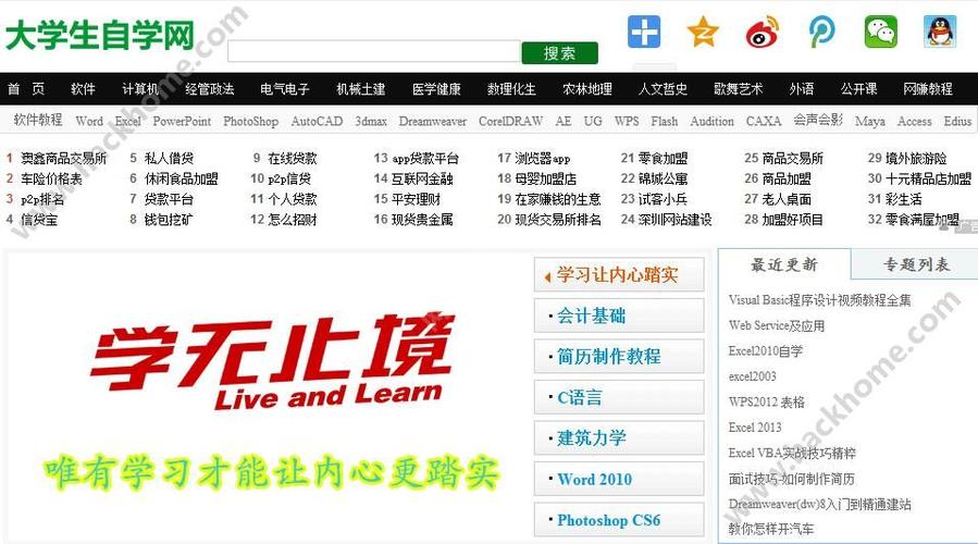 大学自学app下载（大学自学网视频教程）