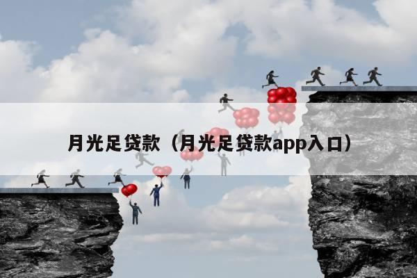 月光足贷款app下载（月光足什么意思）