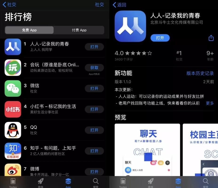 人人安app下载（“人人”app新版本公测,你的青春能重新上线吗?）