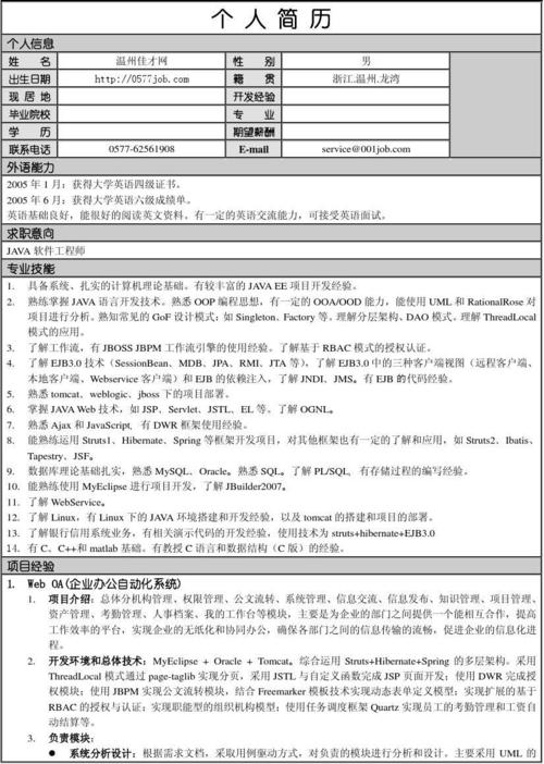 中级程序员-中级程序员要求