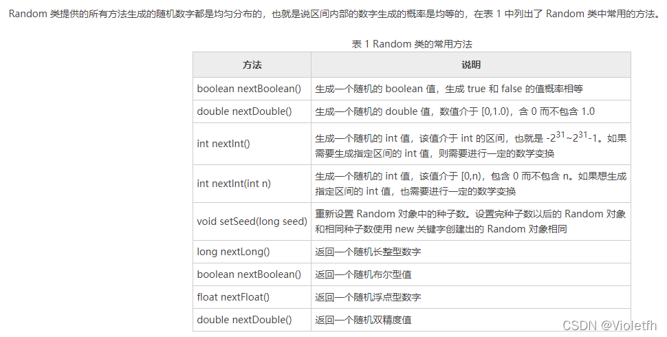 java随机数-java随机数生成范围