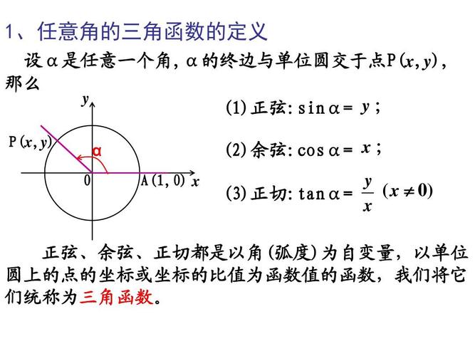 任意角的三角函数-任意角的三角函数ppt