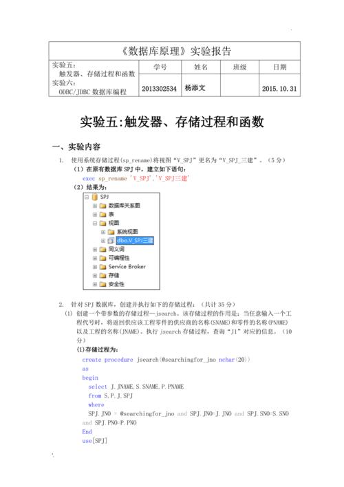 数据库的建立-数据库的建立与维护实验报告